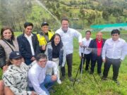 Inauguran tres sistemas de riego tecnificado que mejorarán las gestión del agua en el centro poblado Tual en Cajamarca