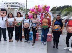 Suboficial Técnico de Segunda resultó ganadora en divertido concurso «Barriguitas Pintadas» en la PNP