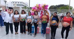 Suboficial Técnico de Segunda resultó ganadora en divertido concurso «Barriguitas Pintadas» en la PNP
