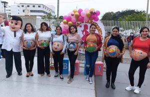Suboficial Técnico de Segunda resultó ganadora en divertido concurso «Barriguitas Pintadas» en la PNP