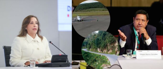 Gobernador Gilmer Horna exige priorizar proyectos de interconexión aérea y vial en Amazonas