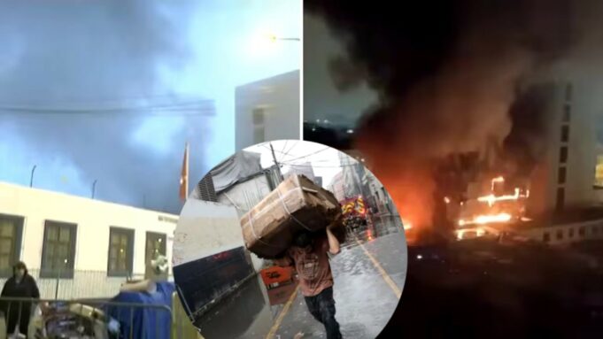 Incendio en Mesa Redonda: fuego se extendió en tres galerías del jirón Andahuaylas