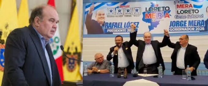 Rafael López Aliaga olvida a Lima e inicia su campaña presidencial 2026 en Iquitos
