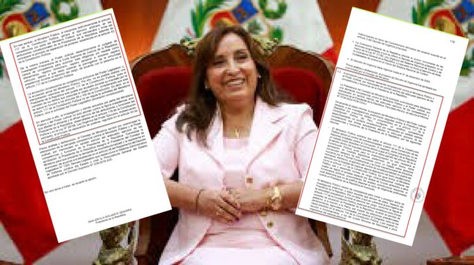 Dina Boluarte presenta demanda ante el TC por allanamiento a su domicilio y a Palacio de Gobierno