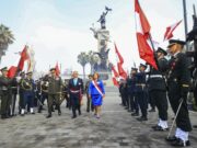 Dina Boluarte en aniversario de la Batalla de Arica: «Mi gobierno continúa legado de Bolognesi»