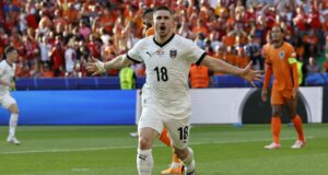 Austria le ganó a Países Bajos 3-2 y clasificó primero en su grupo y Francia quedó segundo