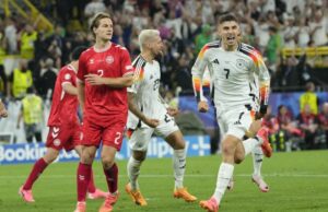Alemania pasó a Cuartos de Final al vencer a Dinamarca 2-0