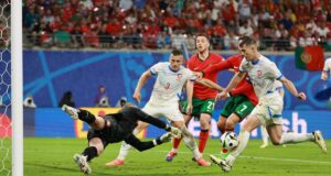 Portugal lo ganó en el final a República Checa 2-1 en la Eurocopa