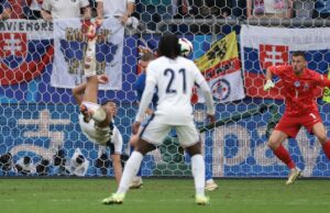 Inglaterra pasó con susto al ganarle a Eslovaquia 2-1 en la prórroga