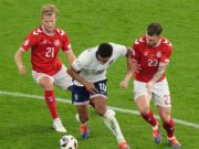 Inglaterra no pudo con Dinamarca y empataron 1-1