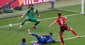 Suiza eliminó a la actual campeona de la «Euro» Italia 2-0