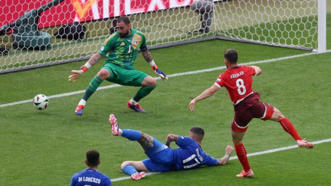 Suiza eliminó a la actual campeona de la «Euro» Italia 2-0