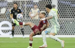 Venezuela le ganó a México 1-0 y es el segundo clasificado a cuartos de final