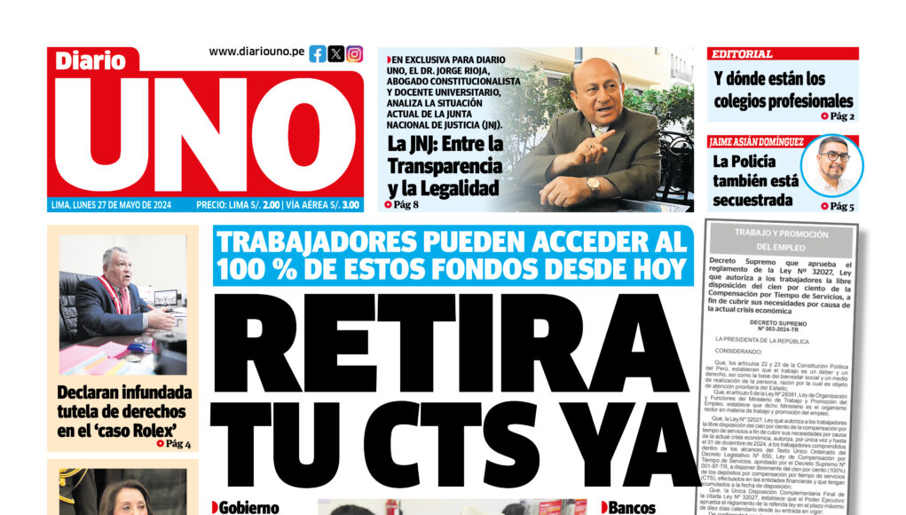 Edición del 27 de mayo de 2024