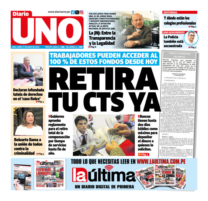 Edición del 27 de mayo de 2024