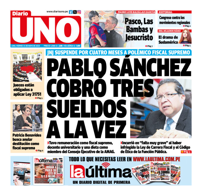 Edición del 31 de mayo de 2024