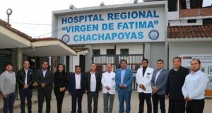 Gobernador Gilmer Horna garantiza dos millones de soles para el hospital regional Vírgen de Fátima