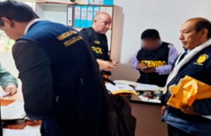 Cerro de Pasco: capturan a red criminal integrada por funcionarios del Ministerio de Transportes