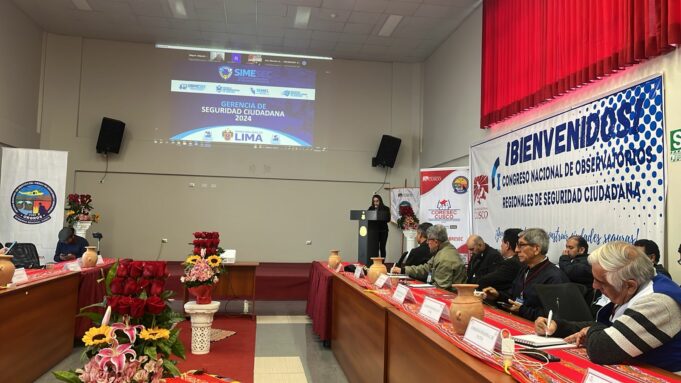 Callao gana premio en el primer Congreso de Observatorios Regionales de Seguridad Ciudadana