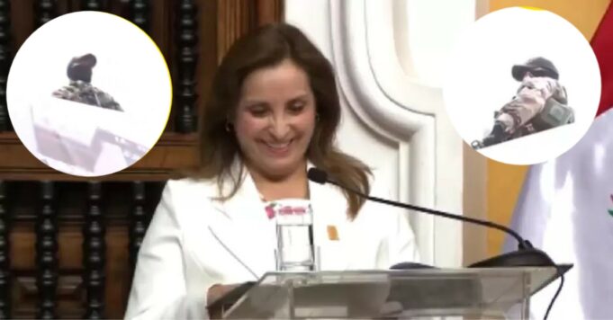 Dina Boluarte inaugura colegio en medio de francotiradores y silencio de más de 60 días