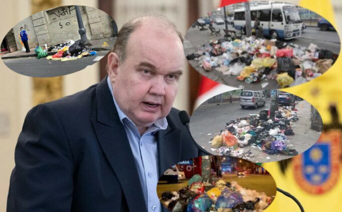 Alcalde de Lima, Rafael López Aliaga, no recoge basura y ataca a Confiep por problema: «Friegan y friegan todo el día»