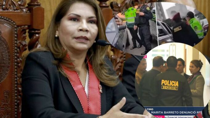 Fiscal Marita Barreto denuncia presunto reglaje por parte de tres efectivos policiales