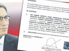 Fiscal de la Nación archiva caso sobre pruebas rápidas COVID-19 en beneficio de Martín Vizcarra