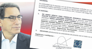 Fiscal de la Nación archiva caso sobre pruebas rápidas COVID-19 en beneficio de Martín Vizcarra