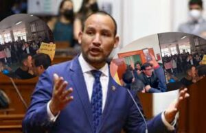 UNMSM: con abucheos y cánticos frustran conferencia de congresista Alejandro Muñante