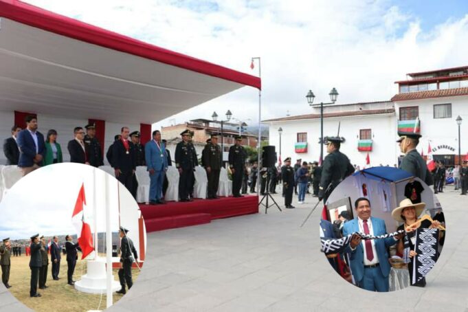 Gilmer Horna: Gobernador encabeza ceremonia por Día de la Bandera y rinde homenaje a la gloriosa Batalla de Higos Urcos