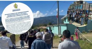 Gobernador Amazonas rechaza acciones provocadoras del Goresam en zonas limítrofes de provincia de Rodríguez de Mendoza