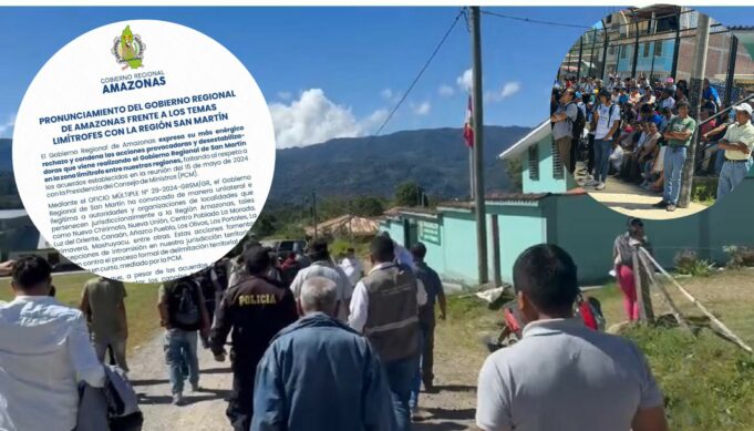 Gobernador Amazonas rechaza acciones provocadoras del Goresam en zonas limítrofes de provincia de Rodríguez de Mendoza