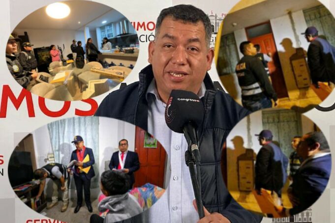 Darwin Espinoza: Fiscalía allana 10 inmuebles vinculados al congresista en Chimbote, Lima y Callao