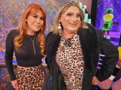 No la sueltan! Carlos Álvarez vacila a Jessica Newton con su imitación en el programa de Magaly Medina