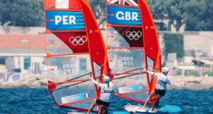María Belén Bazo se ubica cuarta en la general de Windsurf de París 2024