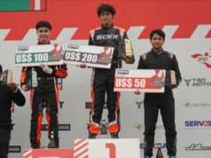Adriano Vera ganó de punta a punta en la octava fecha del Rotax Max Perú 2024