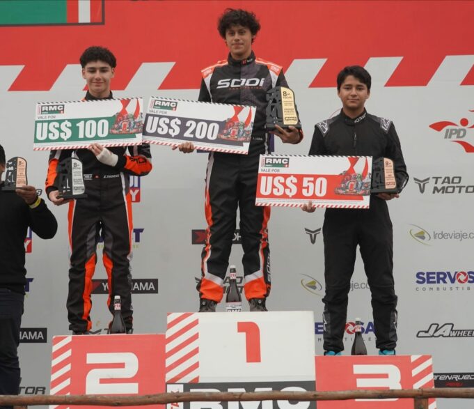 Adriano Vera ganó de punta a punta en la octava fecha del Rotax Max Perú 2024