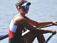 Adriana Sanguinetti clasificó a cuartos de final de remo en Olimpiadas París 2024