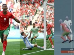 Escándalo en el Argentina-Marruecos por gol anulado tras una hora de revisión del VAR en París 2024