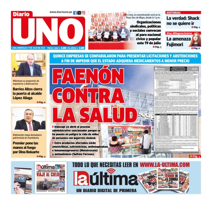 Edición del 17 de julio de 2024