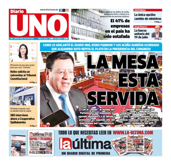 Edición del 18 de julio de 2024