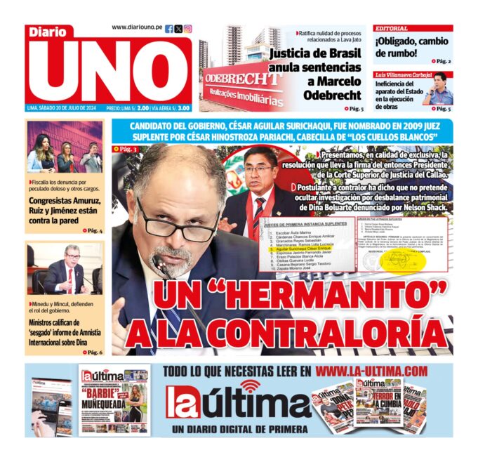 Edición del 20 de julio de 2024