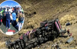 Ayacucho: fiscalía investiga a los conductores de bus que cayó a un abismo donde murieron 23 personas