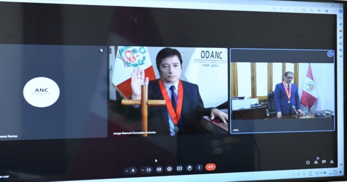 Piura: juramentó juez ante la Autoridad Nacional de Control del Poder Judicial