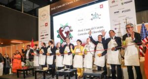 Gobernador Gilmer Horna participa en la Inauguración del XV Salón del Cacao y Chocolate Internacional 2024