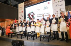 Gobernador Gilmer Horna participa en la Inauguración del XV Salón del Cacao y Chocolate Internacional 2024