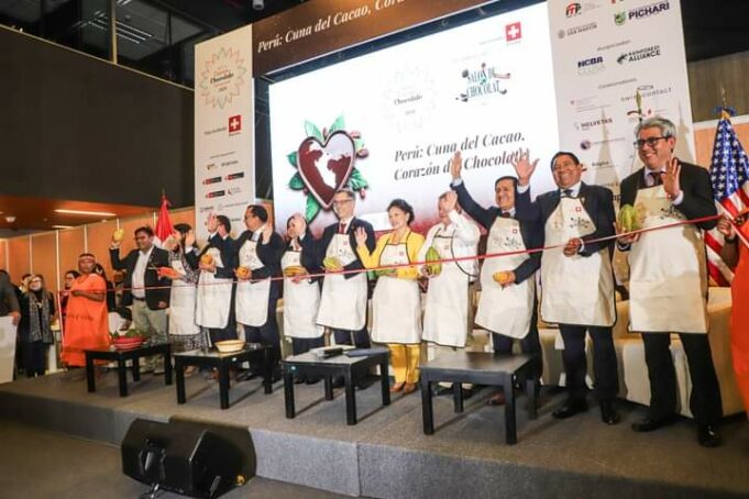 Gobernador Gilmer Horna participa en la Inauguración del XV Salón del Cacao y Chocolate Internacional 2024