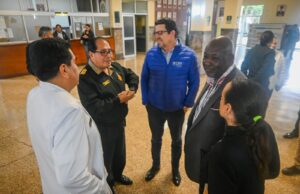 Comisión dirigida por la Organización Internacional para las Migraciones de la ONU visitó el moderno hospital de la policia