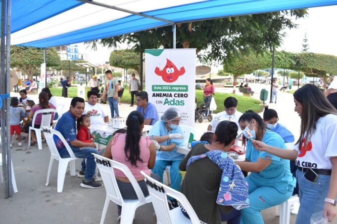 Cerca de 8000 niños tamizados por elprograma “Anemia Cero” de ADAS en La Libertad
