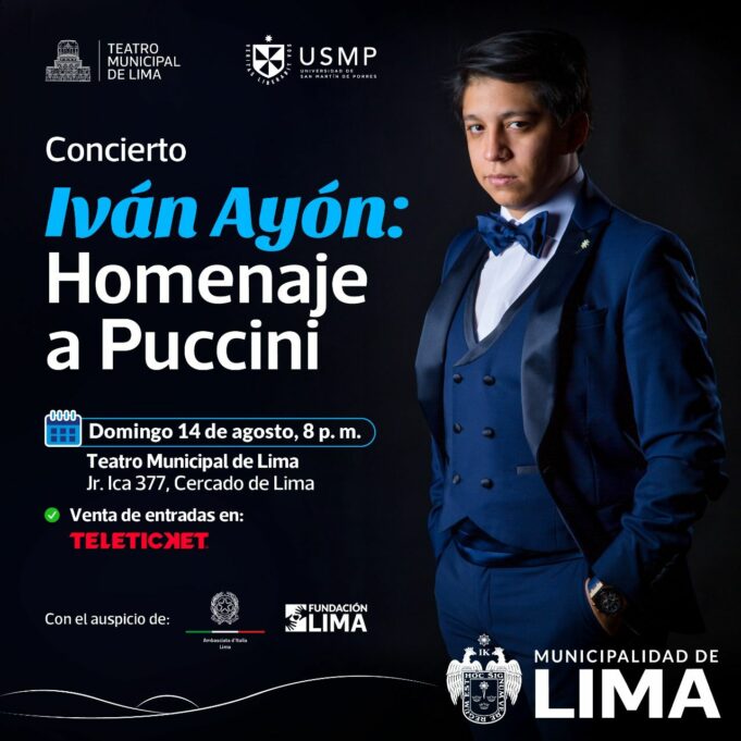 Concierto de Iván Ayón: Homenaje a Giacomo Puccini